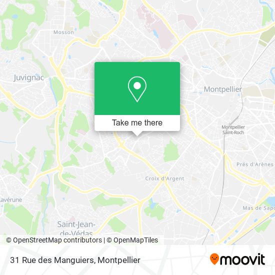 Mapa 31 Rue des Manguiers