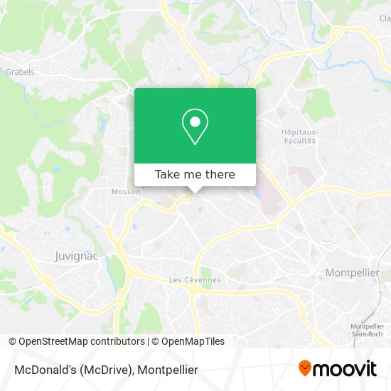 McDonald's (McDrive) map