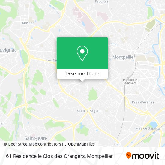 61 Résidence le Clos des Orangers map