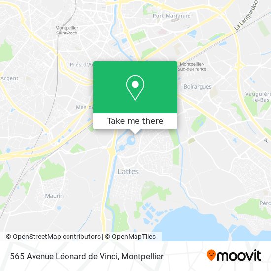 565 Avenue Léonard de Vinci map