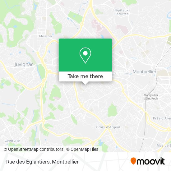 Rue des Églantiers map