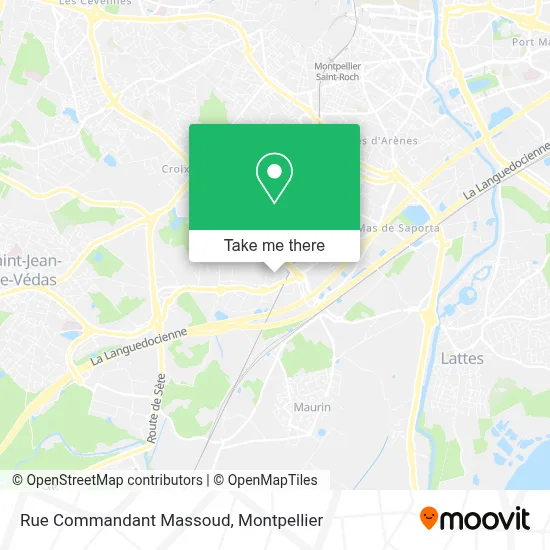 Rue Commandant Massoud map