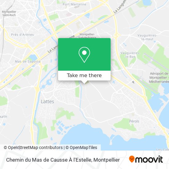 Chemin du Mas de Causse À l'Estelle map