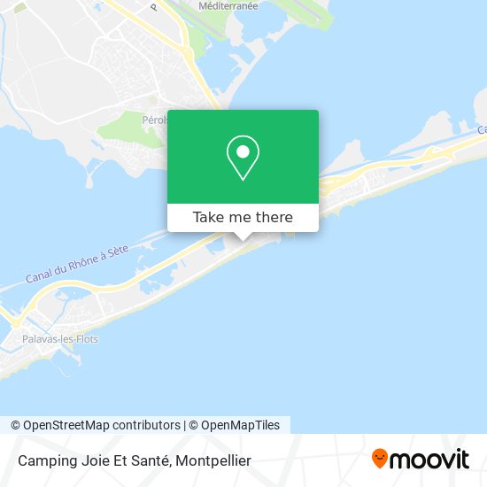 Camping Joie Et Santé map