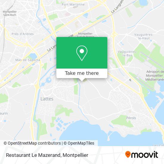 Restaurant Le Mazerand map