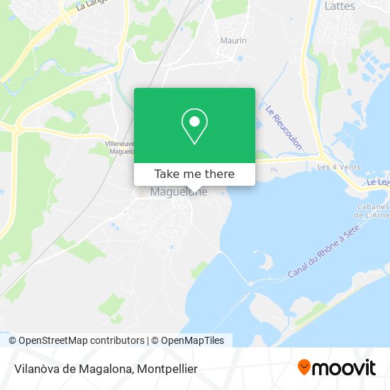 Vilanòva de Magalona map