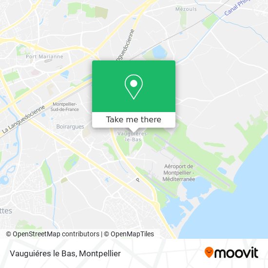 Vauguiéres le Bas map