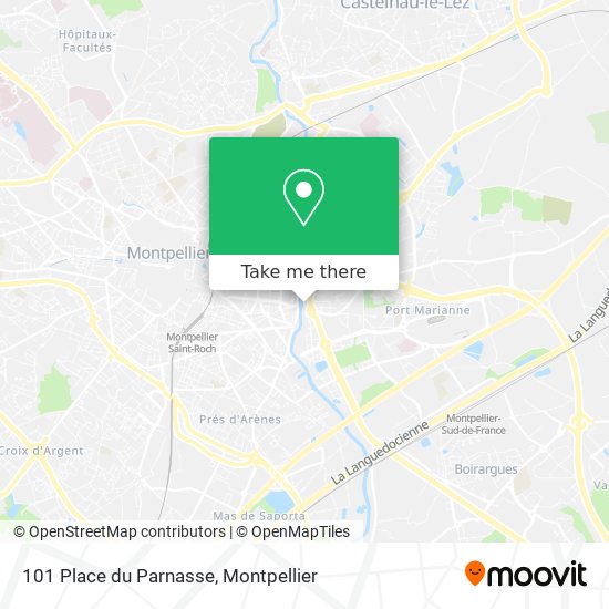 Mapa 101 Place du Parnasse