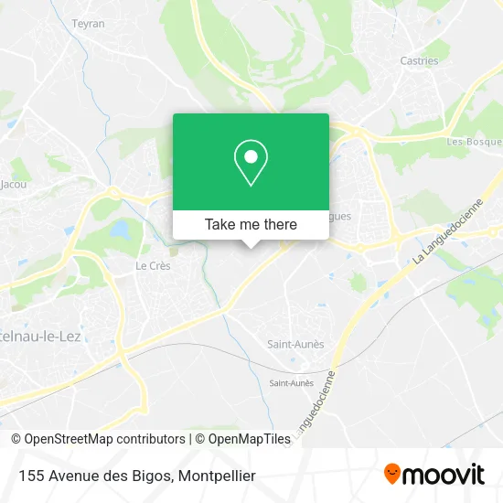 155 Avenue des Bigos map