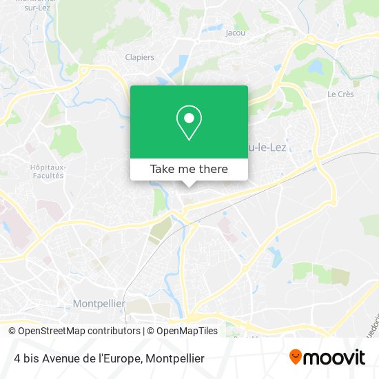 4 bis Avenue de l'Europe map