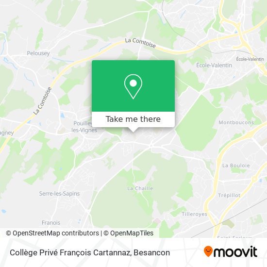 Collège Privé François Cartannaz map