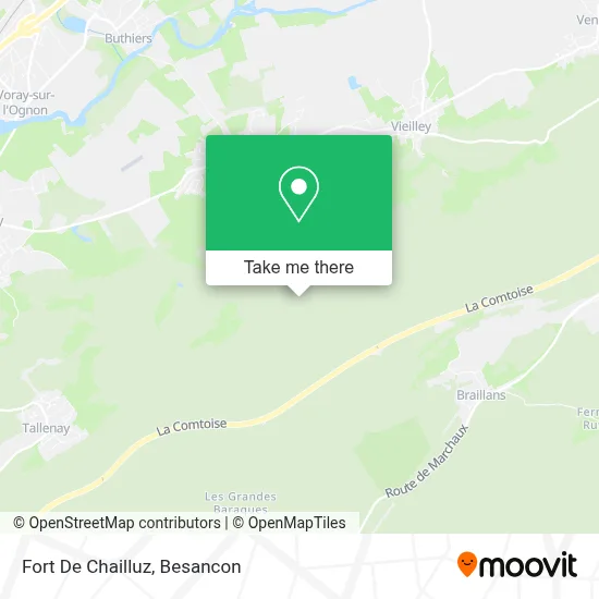 Fort De Chailluz map