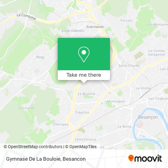 Gymnase De La Bouloie map