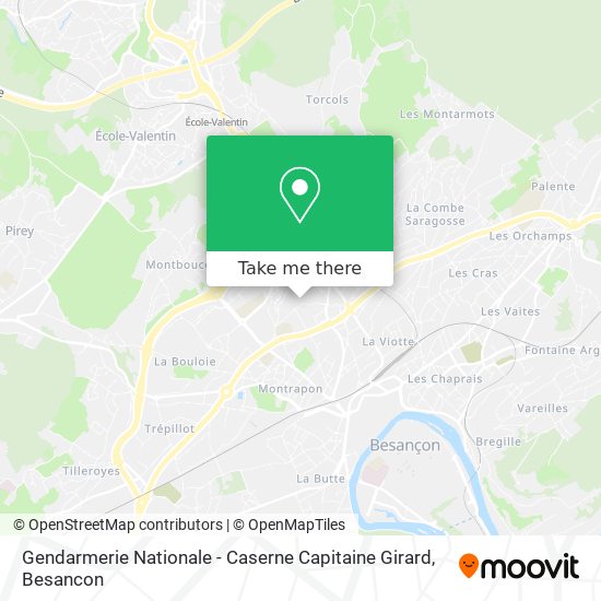 Gendarmerie Nationale - Caserne Capitaine Girard map