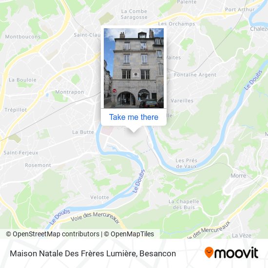 Maison Natale Des Frères Lumière map