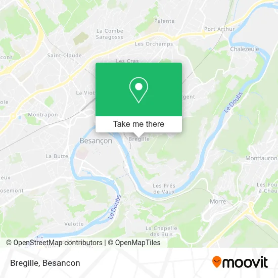 Bregille map