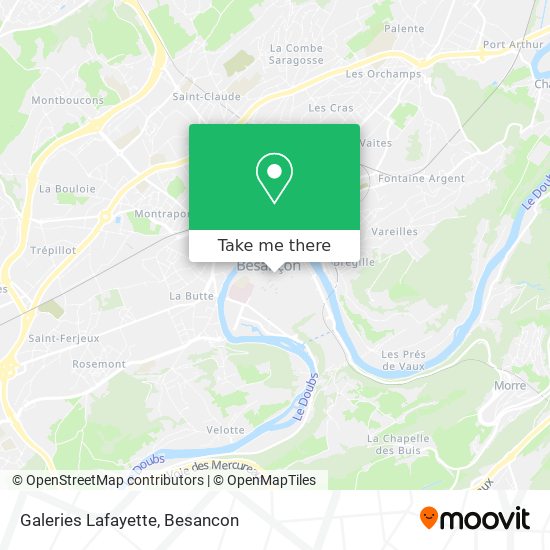 Galeries Lafayette map