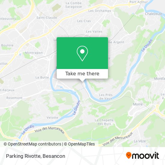 Mapa Parking Rivotte