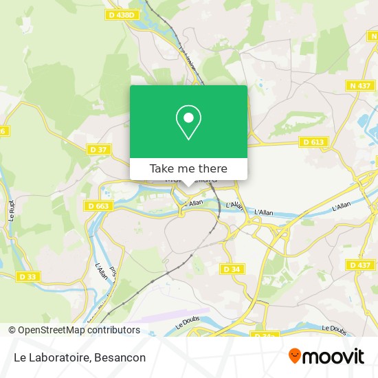 Le Laboratoire map