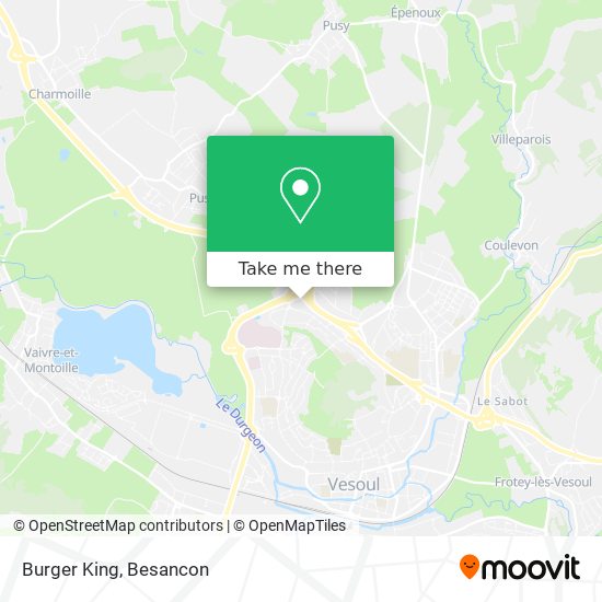 Burger King map