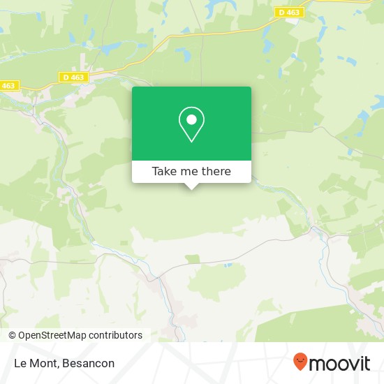 Le Mont map