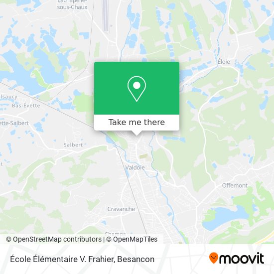 École Élémentaire V. Frahier map