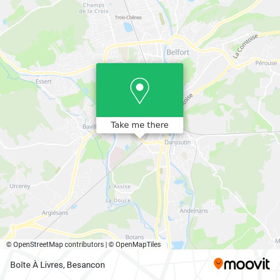 Boîte À Livres map