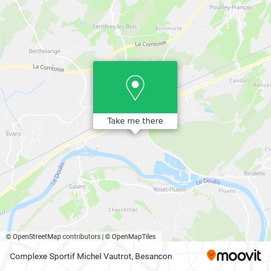 Mapa Complexe Sportif Michel Vautrot