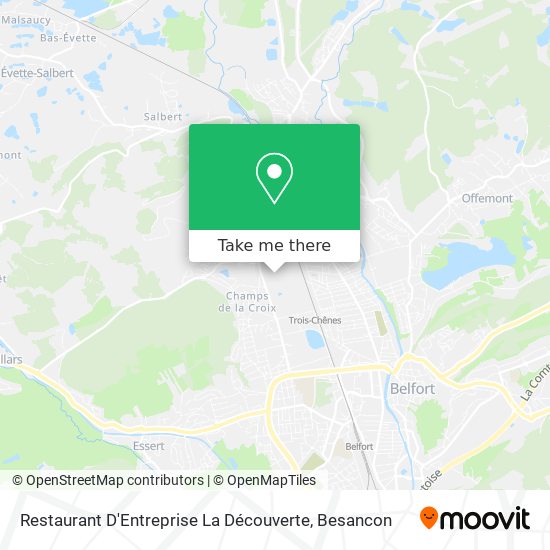 Restaurant D'Entreprise La Découverte map