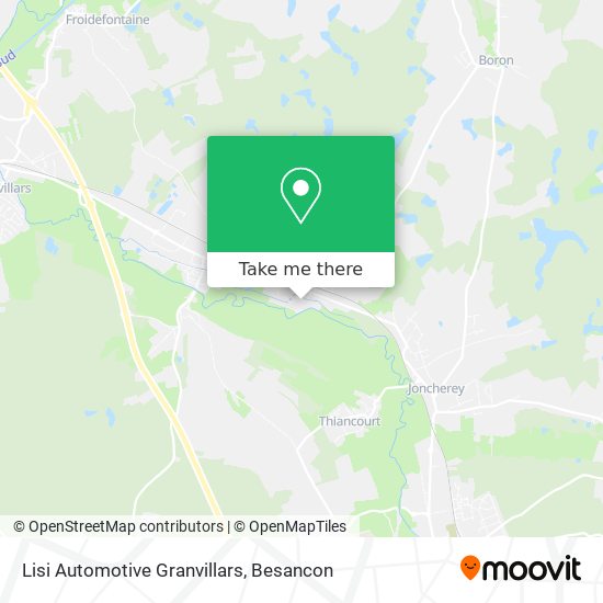 Lisi Automotive Granvillars map