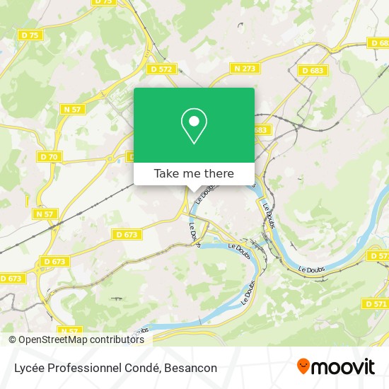 Lycée Professionnel Condé map