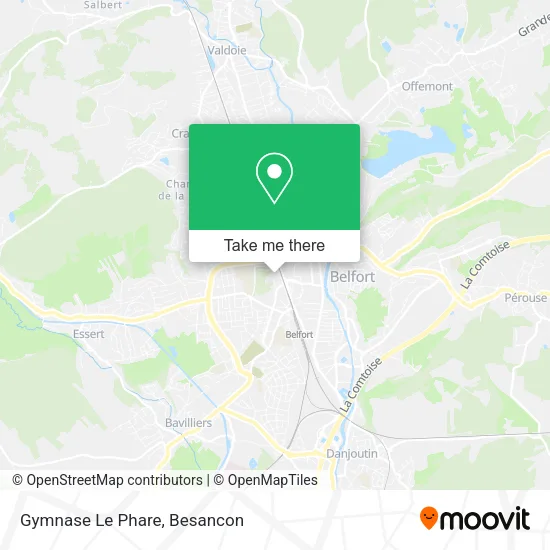 Gymnase Le Phare map