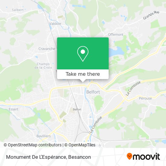 Monument De L'Espérance map