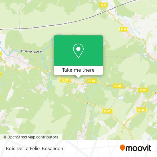 Mapa Bois De La Fêlie