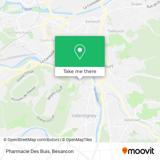 Pharmacie Des Buis map