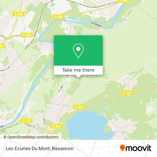 Les Ecuries Du Mont map