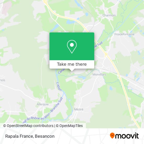 Rapala France map