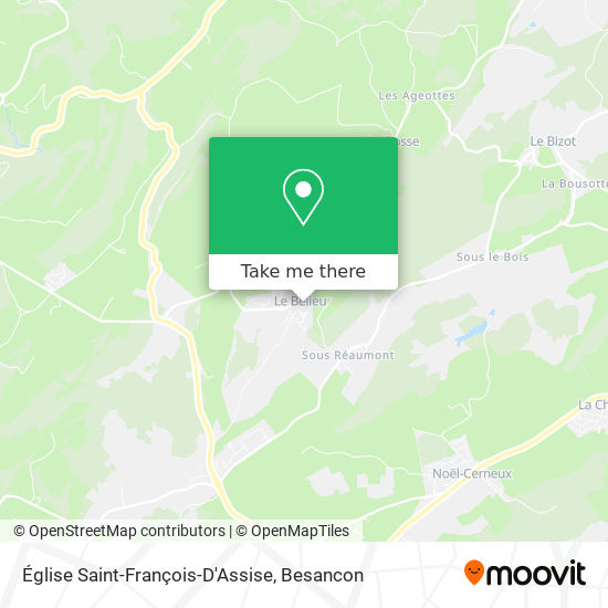 Église Saint-François-D'Assise map