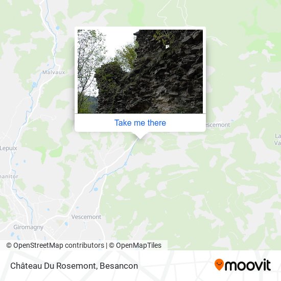 Château Du Rosemont map