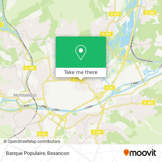 Banque Populaire map