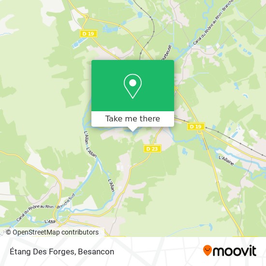 Étang Des Forges map