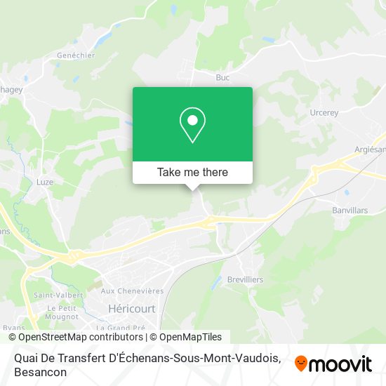 Quai De Transfert D'Échenans-Sous-Mont-Vaudois map