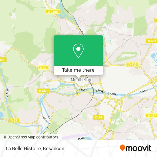 La Belle Histoire map