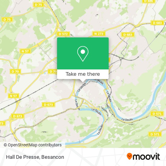 Mapa Hall De Presse