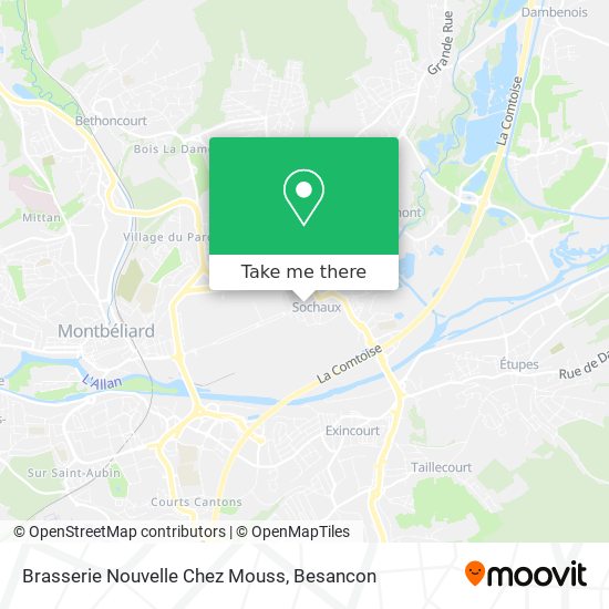 Mapa Brasserie Nouvelle Chez Mouss