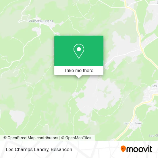 Les Champs Landry map