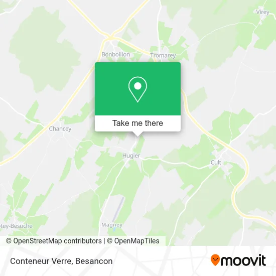 Conteneur Verre map