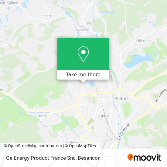Ge Energy Product France Snc map
