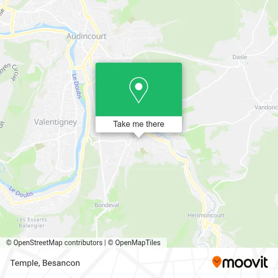 Temple map