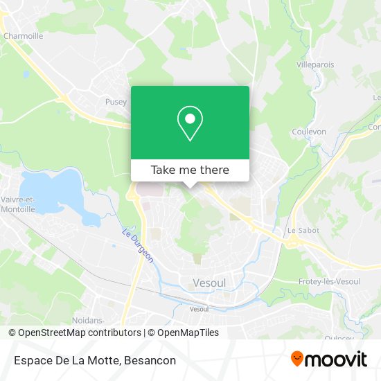 Mapa Espace De La Motte